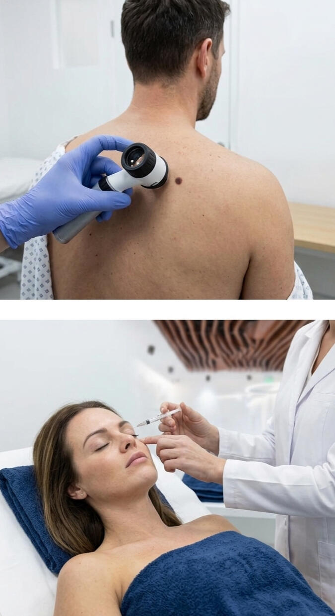 Mole checks, Same-Day Skin Surgery, Advanced Regenerative & Aesthetic Treatments